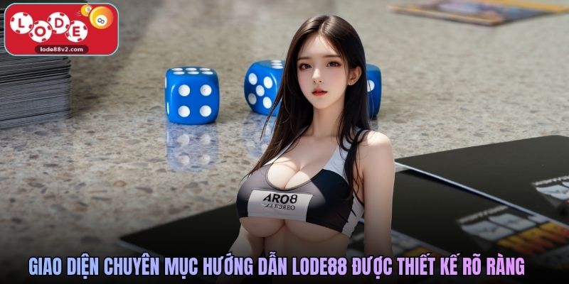 Giao diện chuyên mục hướng dẫn Lode88 được thiết kế rõ ràng