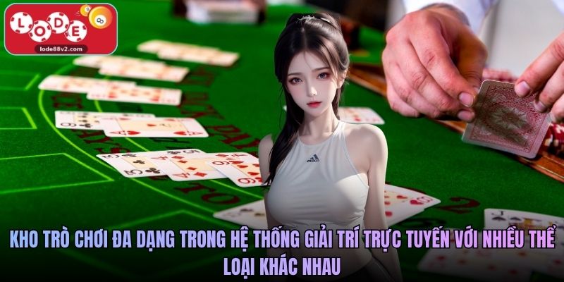Kho trò chơi đa dạng trong hệ thống giải trí trực tuyến với nhiều thể loại khác nhau