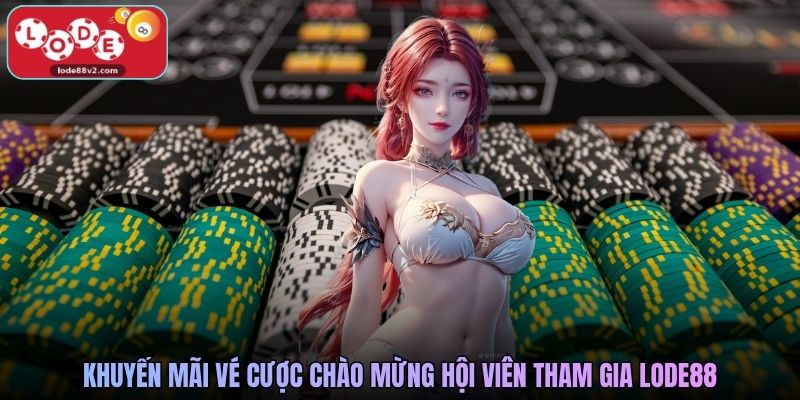 Khuyến mãi vé cược chào mừng hội viên tham gia Lode88